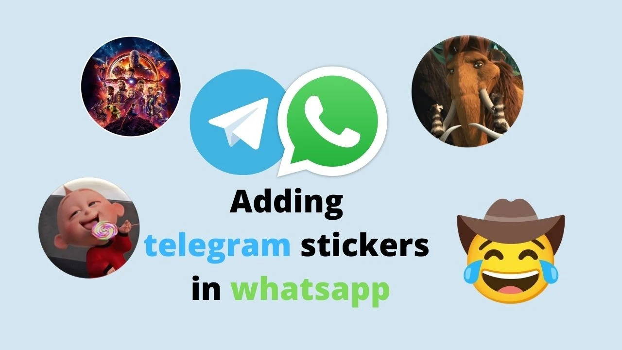 how to use telegram stickers in whatsapp